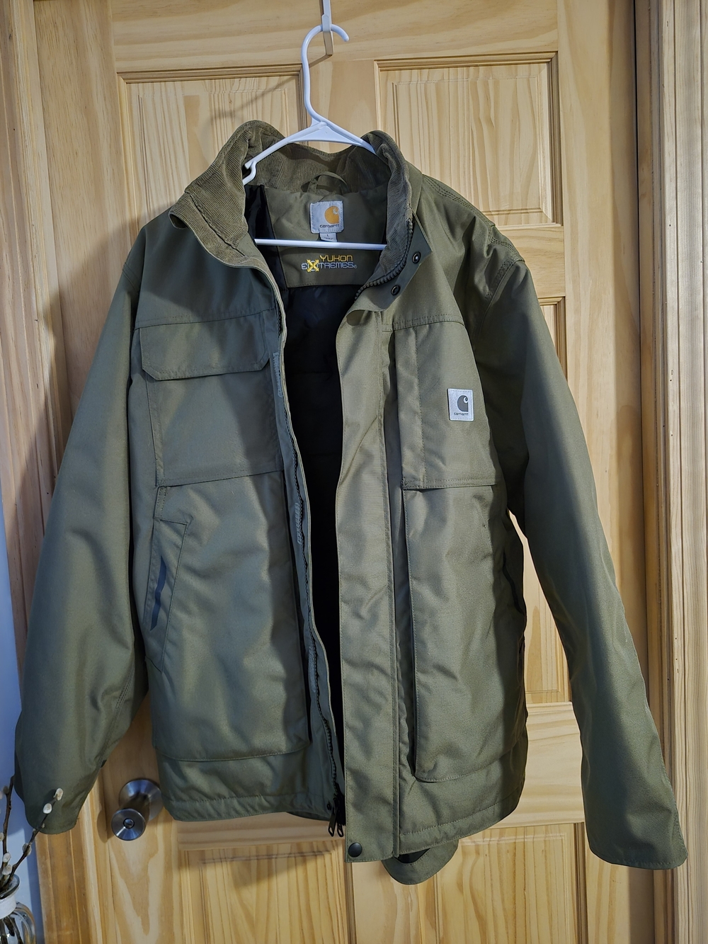 Carhartt Olive Green Insulated Puffer Jacket